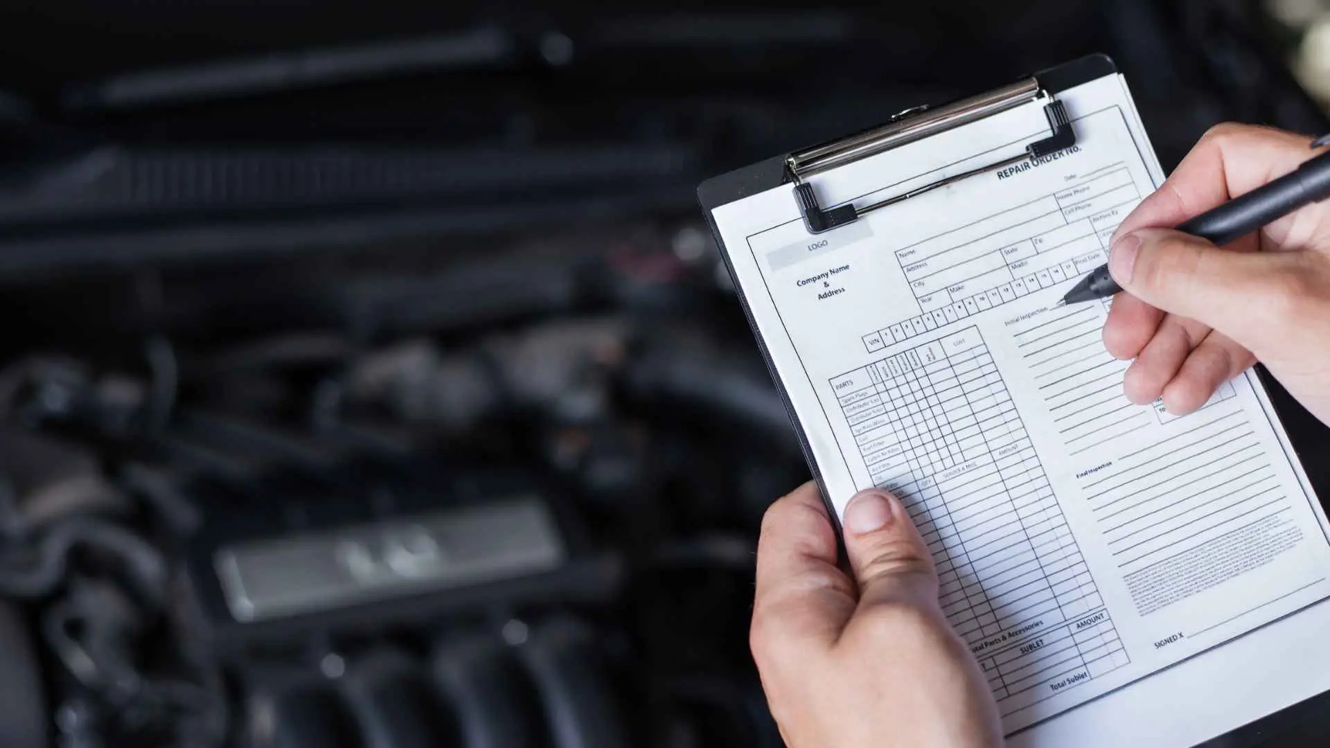 Checklist de revisión técnica vehicular